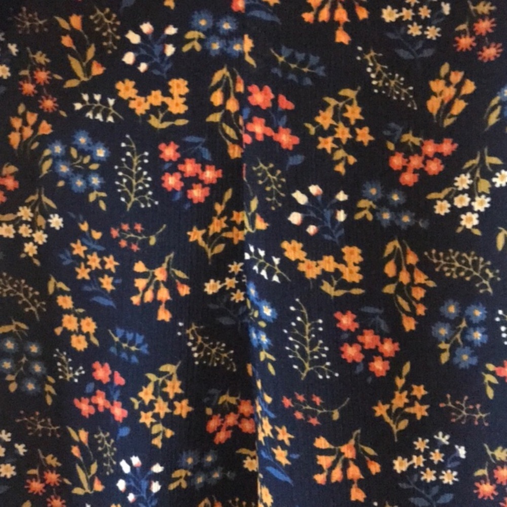 MADEWELL 2 cross over front flower print dress - Picture 3 of 3